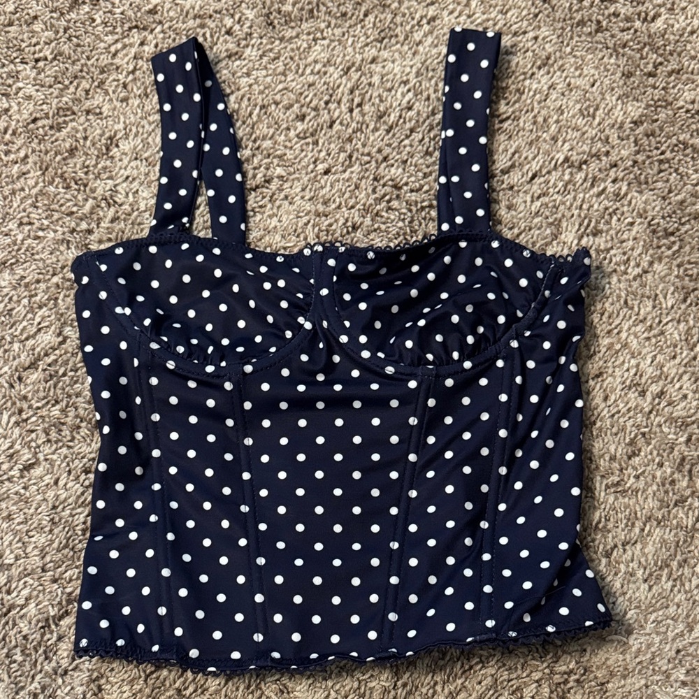 podka dot tank top
